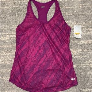 Tank top | Purple | Mesh detail